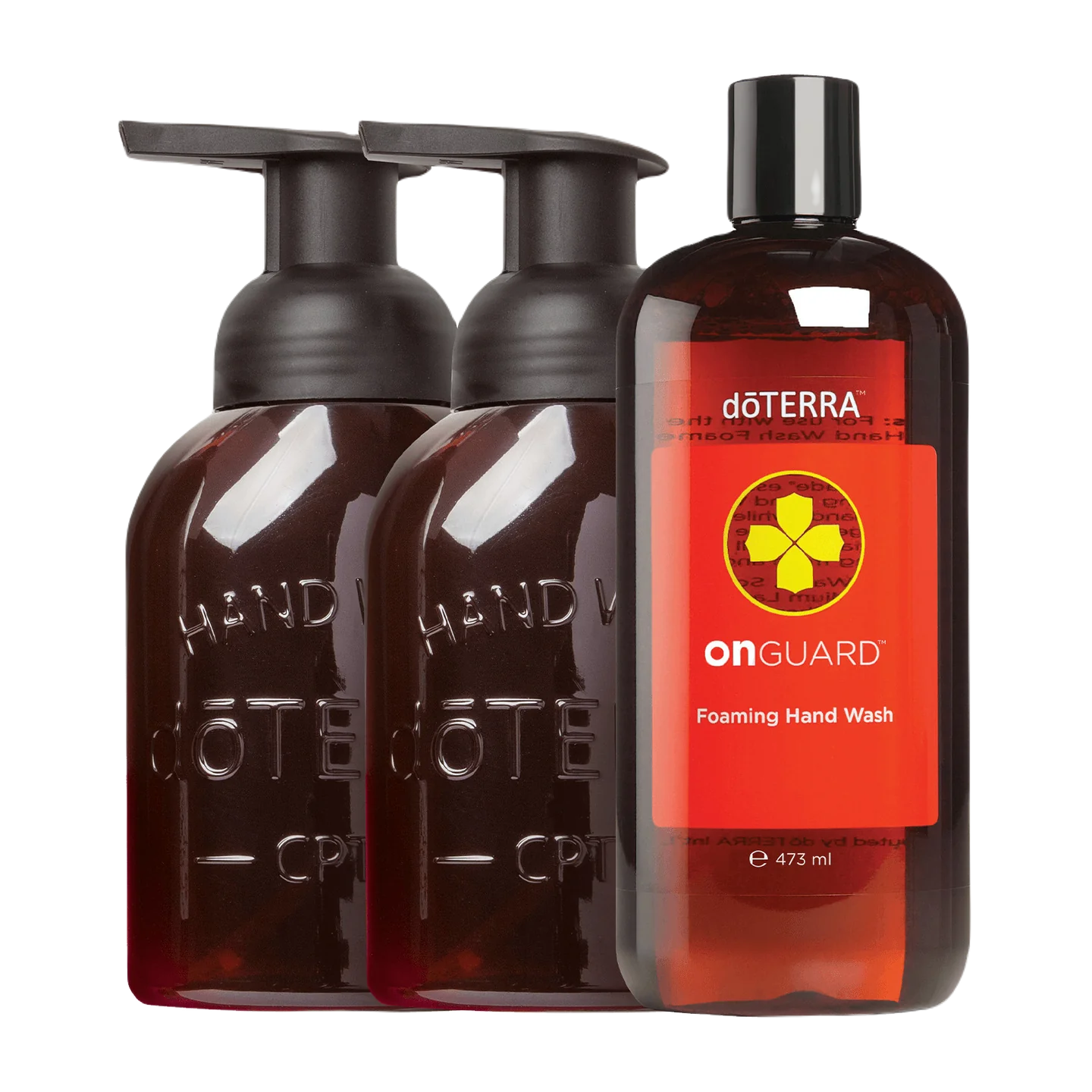 dōTERRA On Guard® Foaming Hand Wash with 2 Dispensers