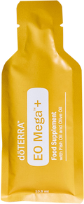 dōTERRA EO Mega+ liquid sachets box of 15