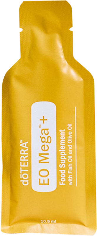 dōTERRA EO Mega+ liquid sachets box of 15