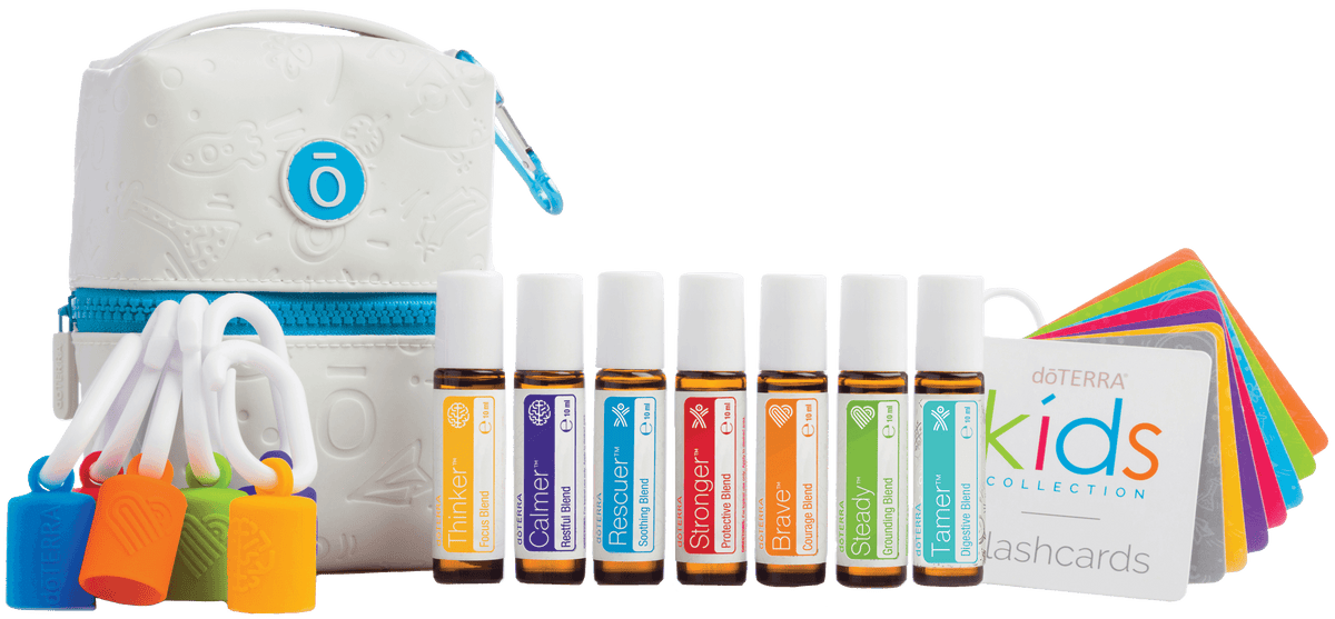 dōTERRA Kid's Collection seven 10ml roll-ons with carry case
