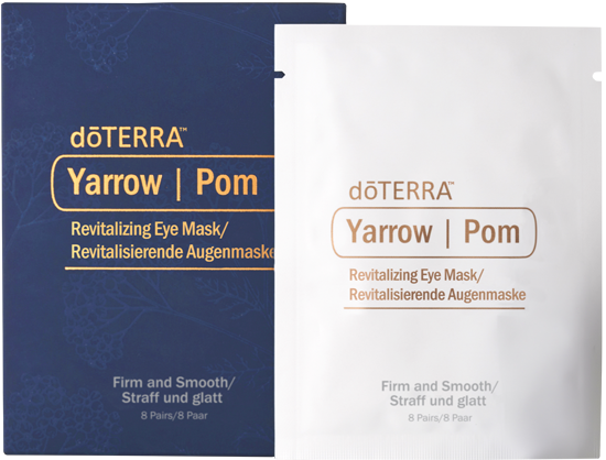 dōTERRA Yarrow|Pom Eye Mask packaging